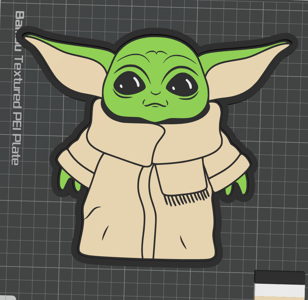Baby Yoda Trinket/Bead Tray