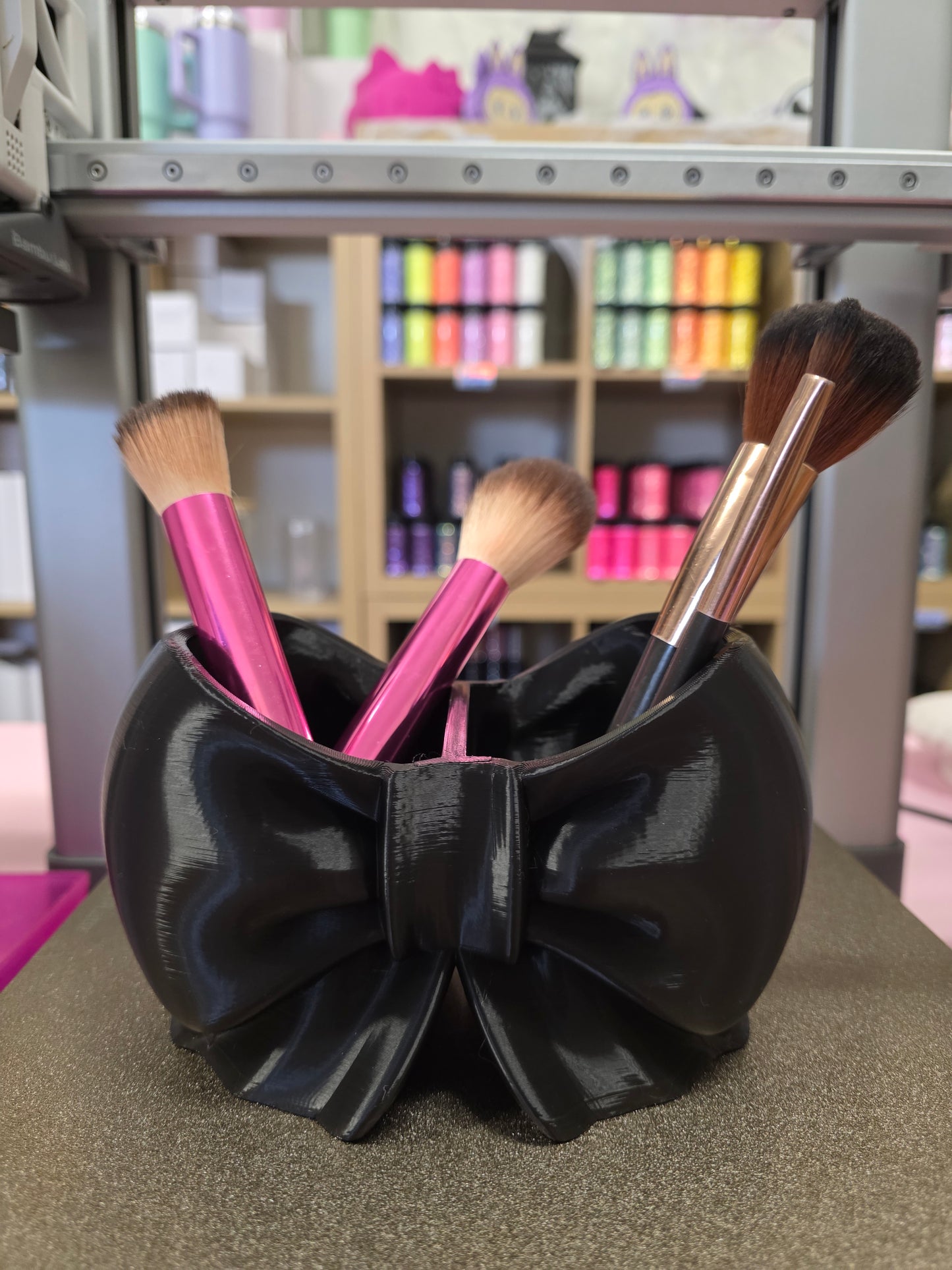 Bow Makeup Brush/Pen Holder