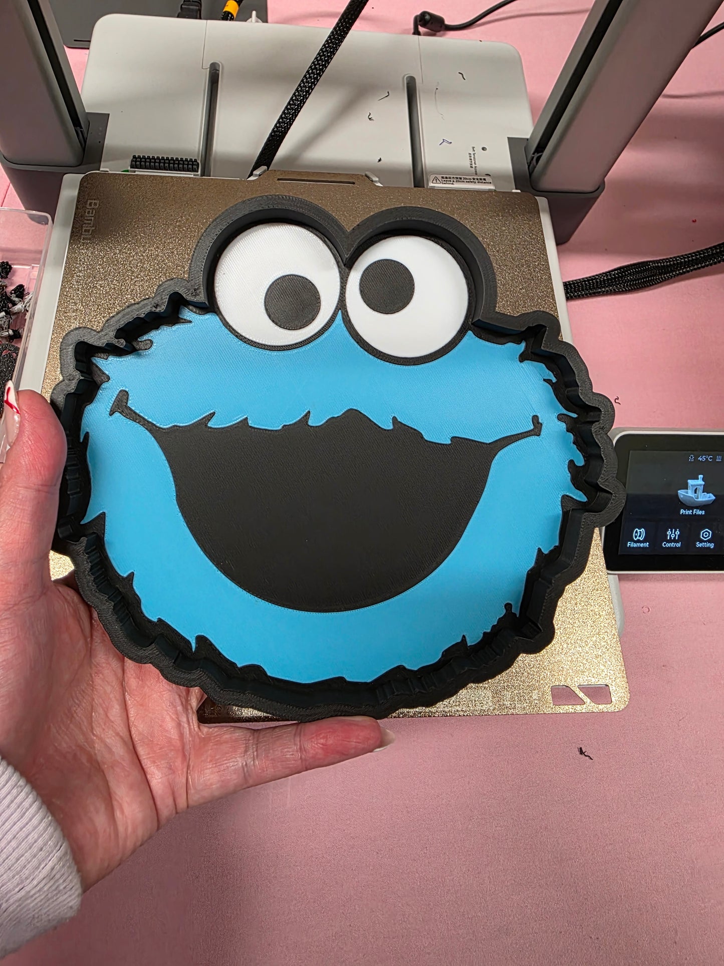 Cookie Monster Trinket/Bead Tray