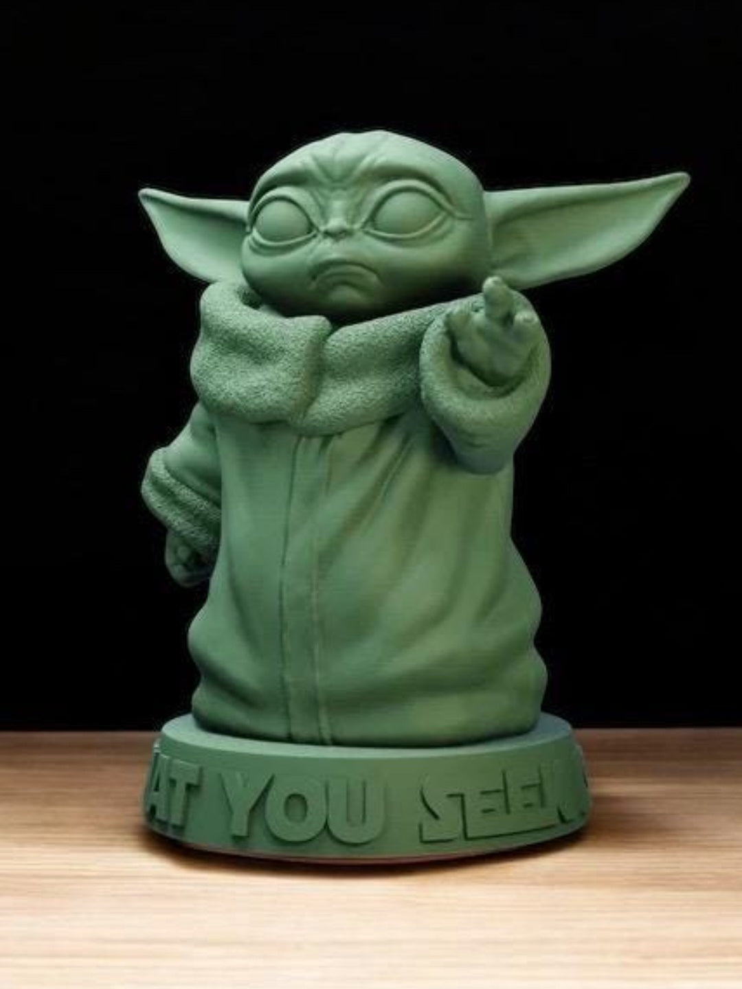 Baby Yoda Figure (SAME as image but Green colour may vary)