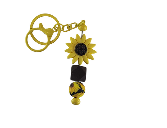 Sunflower Keychain