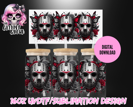 16oz UVDTF & Sublimation Tumbler Wrap – Digital Download