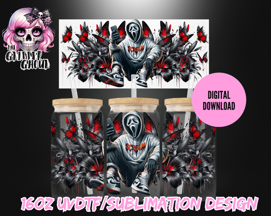 16oz UVDTF & Sublimation Tumbler Wrap – Digital Download