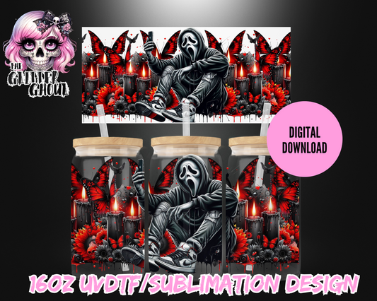 16oz UVDTF & Sublimation Tumbler Wrap – Digital Download