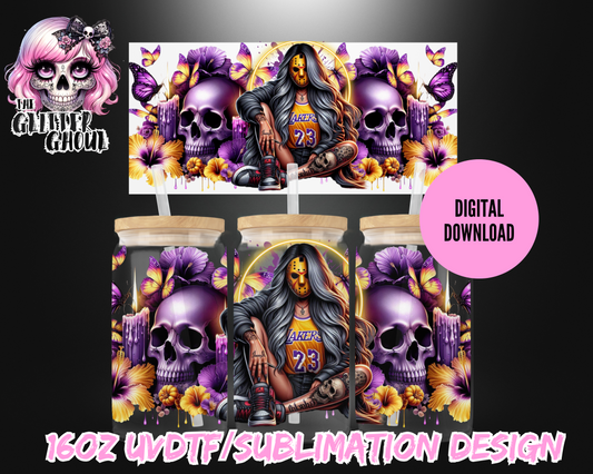 16oz UVDTF & Sublimation Tumbler Wrap – Digital Download