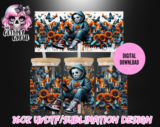 16oz UVDTF & Sublimation Tumbler Wrap – Digital Download