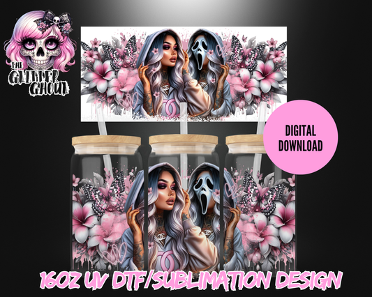 16oz UVDTF & Sublimation Tumbler Wrap – Digital Download