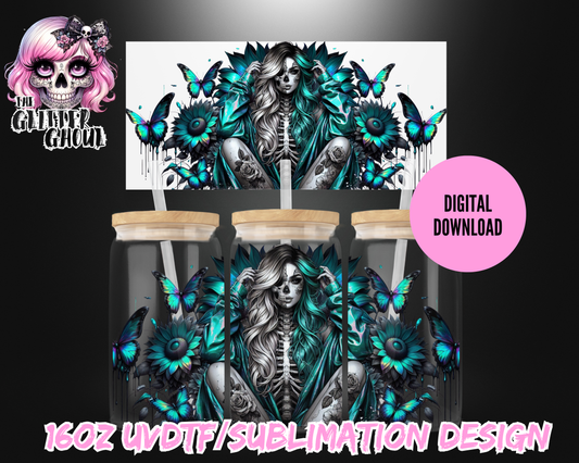 16oz UVDTF & Sublimation Tumbler Wrap – Digital Download