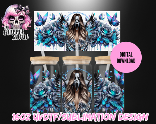 16oz UVDTF & Sublimation Tumbler Wrap – Digital Download