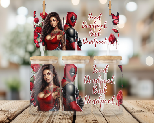 Deadpool - 16oz UV DTF Wrap