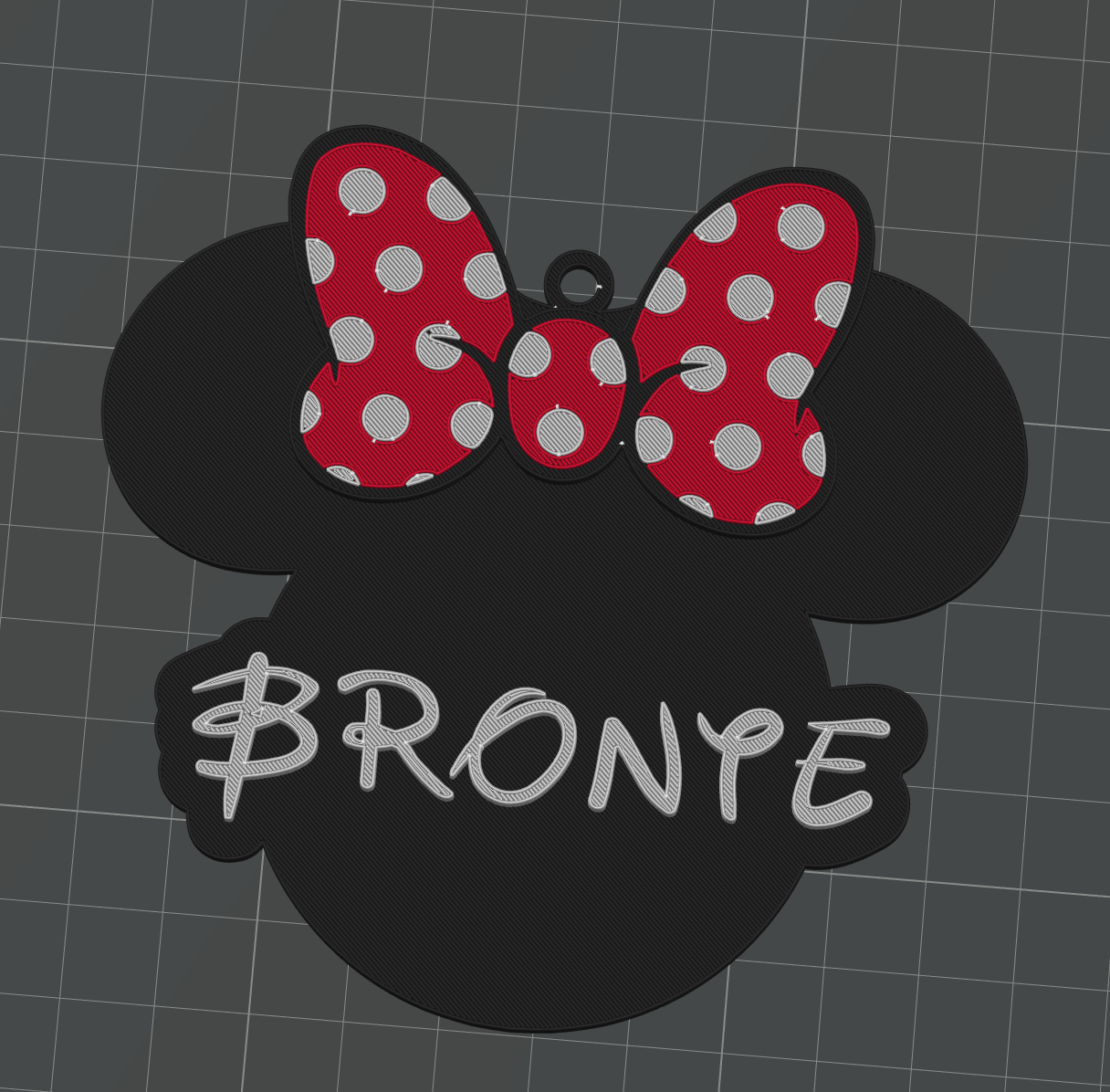 Personalised Mouse Ornament