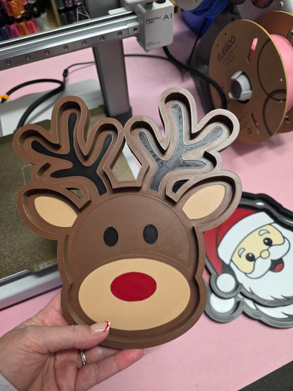 Reindeer Trinket/Bead Tray