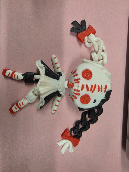 3D Printed Creepy Doll - Large 20cm.