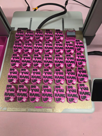 No You Hang Up Straw Toppers