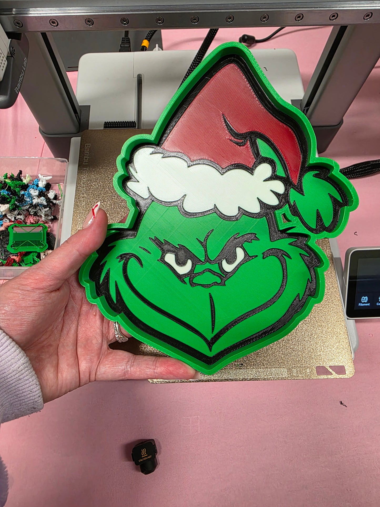 Grinchy Trinket/Bead Tray