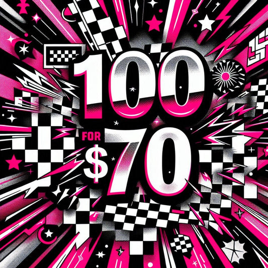 100 for $70! 16oz Wraps