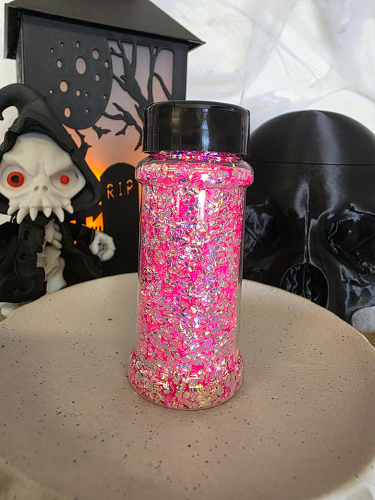 Bubble Glitter Hot Pink