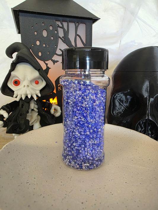 3D Bubble Glitter Blue