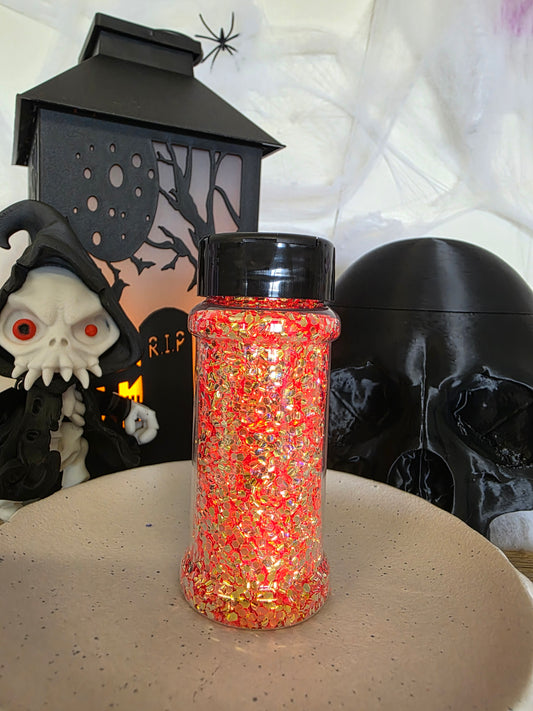 Bubble Glitter Orange