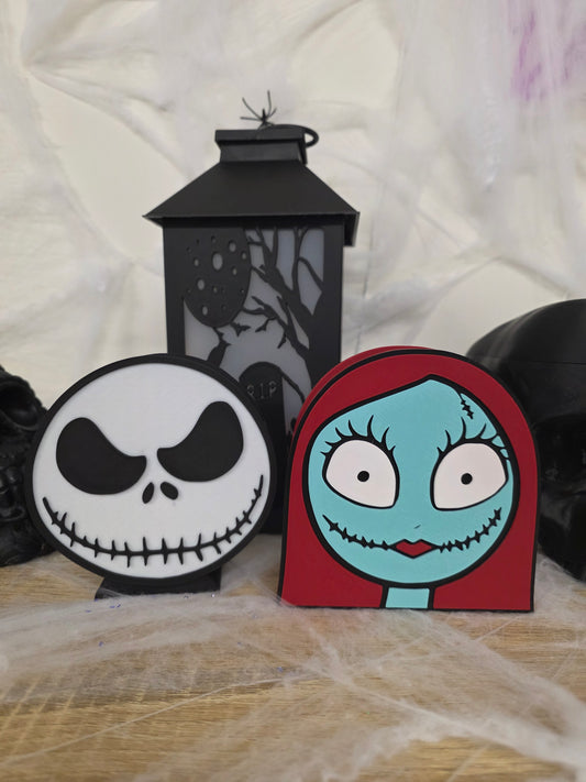Jack & Sally Pen Holders