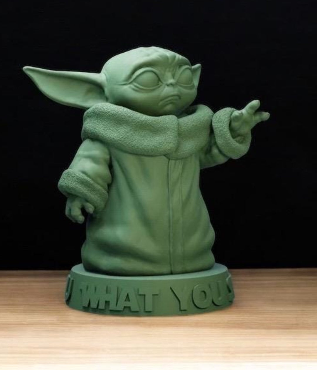 Baby Yoda Figure (SAME as image but Green colour may vary)