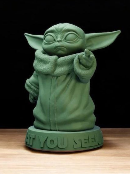 Baby Yoda Figure (SAME as image but Green colour may vary)