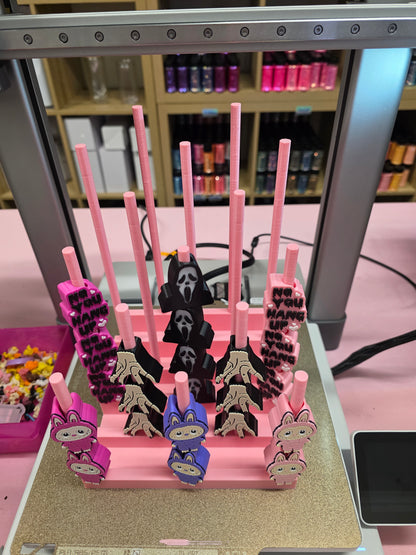 Straw Topper Display Stand