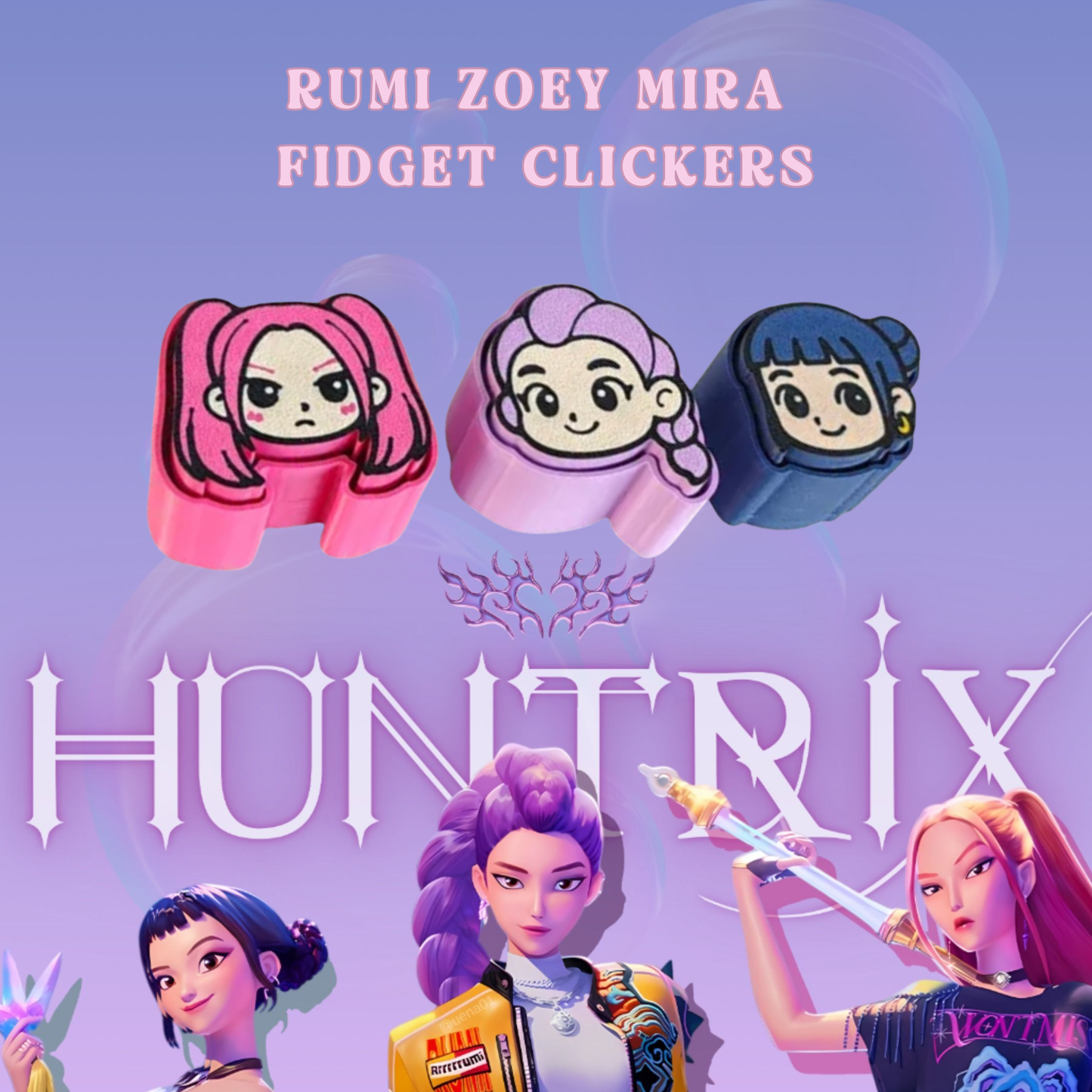 Kpop Fidget Clickers