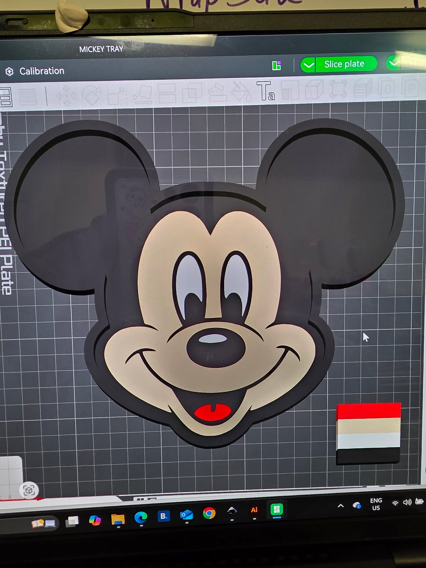 M Mouse Trinket/Bead Tray