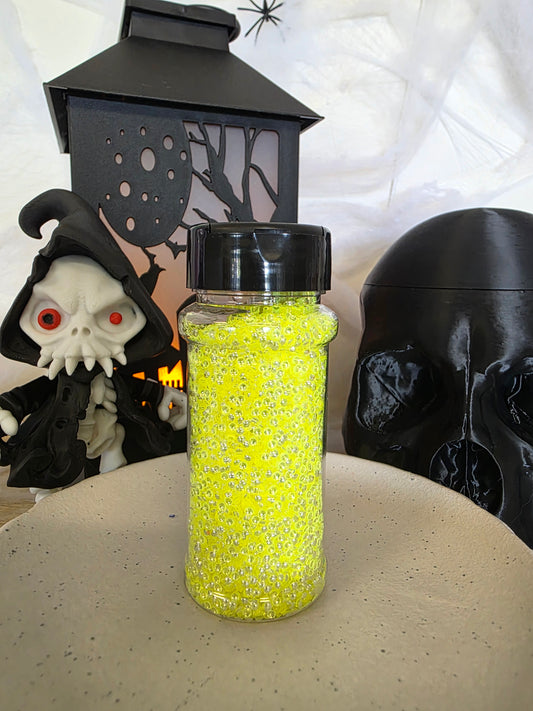 3D Bubble Glitter Yellow