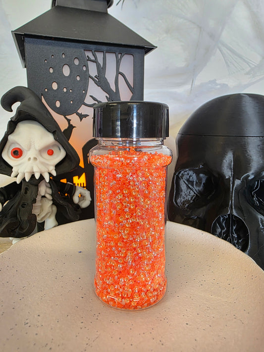 3D Bubble Glitter Orange